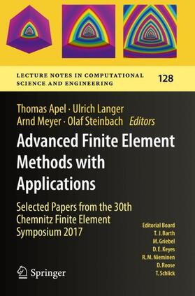 Apel / Steinbach / Langer |  Advanced Finite Element Methods with Applications | Buch |  Sack Fachmedien