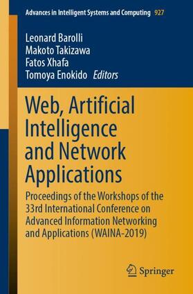Barolli / Enokido / Takizawa |  Web, Artificial Intelligence and Network Applications | Buch |  Sack Fachmedien