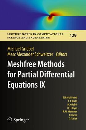 Schweitzer / Griebel |  Meshfree Methods for Partial Differential Equations IX | Buch |  Sack Fachmedien