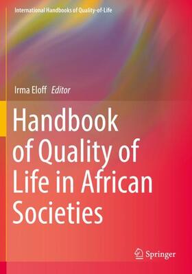Eloff |  Handbook of Quality of Life in African Societies | Buch |  Sack Fachmedien