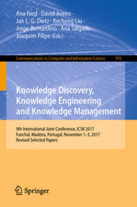 Fred / Aveiro / Dietz |  Knowledge Discovery, Knowledge Engineering and Knowledge Management | eBook | Sack Fachmedien