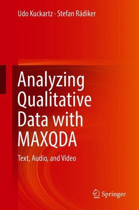 Rädiker / Kuckartz |  Analyzing Qualitative Data with MAXQDA | Buch |  Sack Fachmedien