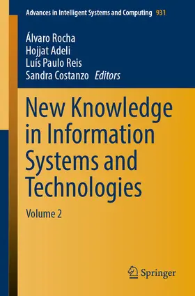 Rocha / Adeli / Reis | New Knowledge in Information Systems and Technologies | E-Book | sack.de