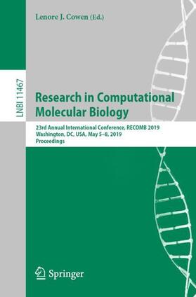 Cowen |  Research in Computational Molecular Biology | Buch |  Sack Fachmedien