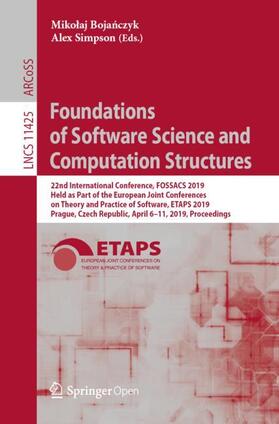 Simpson / Bojanczyk / Bojanczyk |  Foundations of Software Science and Computation Structures | Buch |  Sack Fachmedien