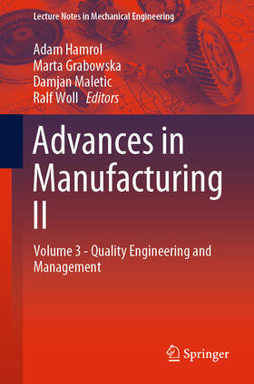 Hamrol / Grabowska / Maletic |  Advances in Manufacturing II | eBook | Sack Fachmedien