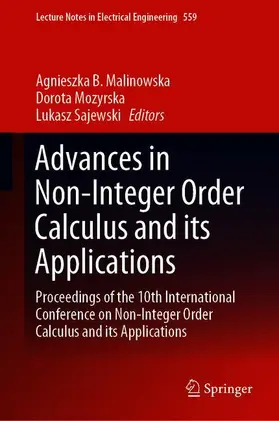 Malinowska / Sajewski / Mozyrska | Advances in Non-Integer Order Calculus and Its Applications | Buch | 978-3-030-17343-2 | sack.de