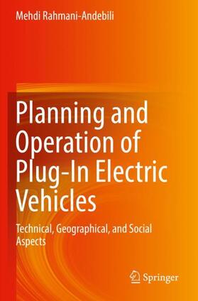 Rahmani-Andebili |  Planning and Operation of Plug-In Electric Vehicles | Buch |  Sack Fachmedien