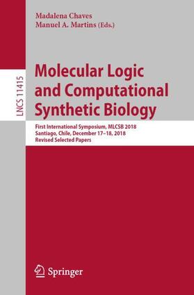 Martins / Chaves |  Molecular Logic and Computational Synthetic Biology | Buch |  Sack Fachmedien