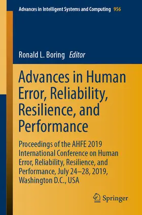 Boring | Advances in Human Error, Reliability, Resilience, and Performance | E-Book | sack.de