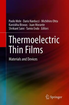 Mele / Narducci / Ohta |  Thermoelectric Thin Films | Buch |  Sack Fachmedien