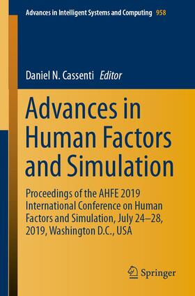 Cassenti |  Advances in Human Factors and Simulation | Buch |  Sack Fachmedien