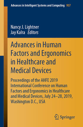 Lightner / Kalra |  Advances in Human Factors and Ergonomics in Healthcare and Medical Devices | eBook | Sack Fachmedien