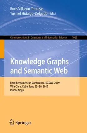 Hidalgo-Delgado / Villazón-Terrazas |  Knowledge Graphs and Semantic Web | Buch |  Sack Fachmedien