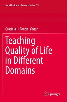 Tonon |  Teaching Quality of Life in Different Domains | Buch |  Sack Fachmedien