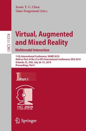 Fragomeni / Chen |  Virtual, Augmented and Mixed Reality. Multimodal Interaction | Buch |  Sack Fachmedien