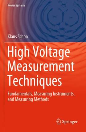 Schon |  High Voltage Measurement Techniques | Buch |  Sack Fachmedien