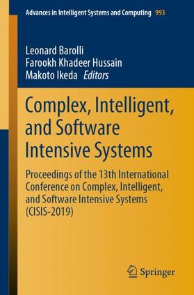 Barolli / Ikeda / Hussain |  Complex, Intelligent, and Software Intensive Systems | Buch |  Sack Fachmedien