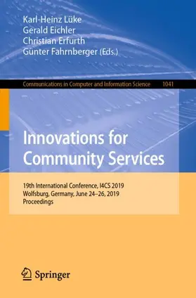 Lüke / Fahrnberger / Eichler |  Innovations for Community Services | Buch |  Sack Fachmedien