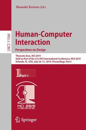Kurosu |  Human-Computer Interaction. Perspectives on Design | Buch |  Sack Fachmedien
