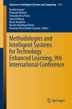 Gennari / Vittorini / De la Prieta |  Methodologies and Intelligent Systems for Technology Enhanced Learning, 9th International Conference | eBook | Sack Fachmedien