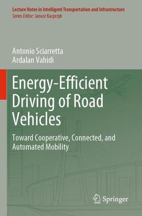 Vahidi / Sciarretta |  Energy-Efficient Driving of Road Vehicles | Buch |  Sack Fachmedien