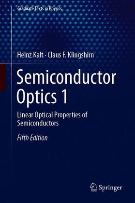 Klingshirn / Kalt |  Semiconductor Optics 1 | Buch |  Sack Fachmedien