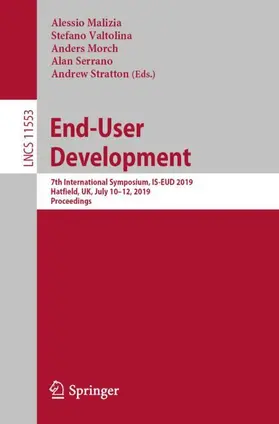 Malizia / Valtolina / Stratton |  End-User Development | Buch |  Sack Fachmedien