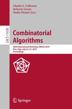 Colbourn / Pisanti / Grossi |  Combinatorial Algorithms | Buch |  Sack Fachmedien
