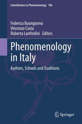 Buongiorno / Lanfredini / Costa |  Phenomenology in Italy | Buch |  Sack Fachmedien