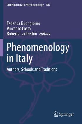 Buongiorno / Lanfredini / Costa |  Phenomenology in Italy | Buch |  Sack Fachmedien