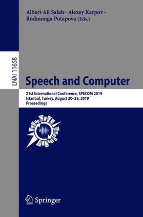 Salah / Potapova / Karpov |  Speech and Computer | Buch |  Sack Fachmedien