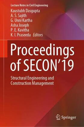 Dasgupta / Sajith / Praseeda |  Proceedings of SECON'19 | Buch |  Sack Fachmedien