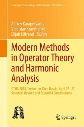 Karapetyants / Liflyand / Kravchenko |  Modern Methods in Operator Theory and Harmonic Analysis | Buch |  Sack Fachmedien