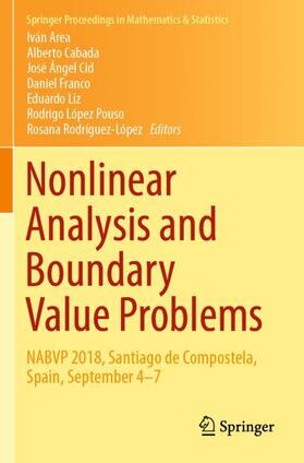 Area / Cabada / Cid |  Nonlinear Analysis and Boundary Value Problems | Buch |  Sack Fachmedien