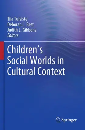 Tulviste / Gibbons / Best |  Children¿s Social Worlds in Cultural Context | Buch |  Sack Fachmedien