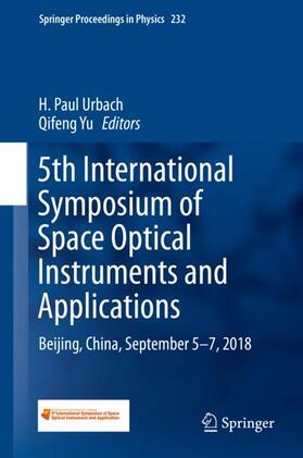Yu / Urbach |  5th International Symposium of Space Optical Instruments and Applications | Buch |  Sack Fachmedien