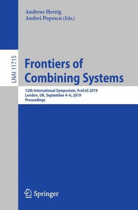 Popescu / Herzig |  Frontiers of Combining Systems | Buch |  Sack Fachmedien