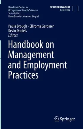 Brough / Daniels / Gardiner |  Handbook on Management and Employment Practices | Buch |  Sack Fachmedien