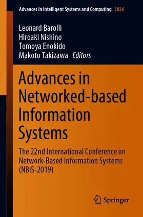 Barolli / Takizawa / Nishino |  Advances in Networked-based Information Systems | Buch |  Sack Fachmedien