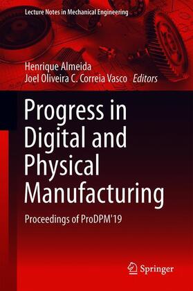 Vasco / Almeida |  Progress in Digital and Physical Manufacturing | Buch |  Sack Fachmedien