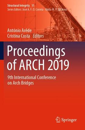 Costa / Arêde |  Proceedings of ARCH 2019 | Buch |  Sack Fachmedien