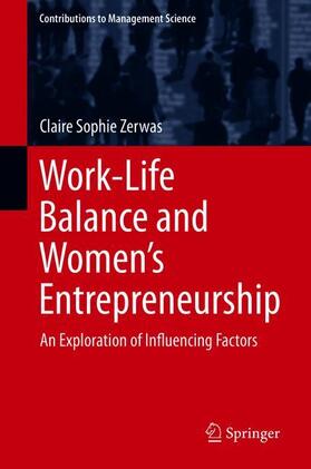 Zerwas |  Work-Life Balance and Women's Entrepreneurship | Buch |  Sack Fachmedien