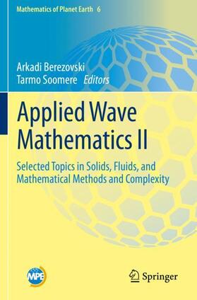 Soomere / Berezovski |  Applied Wave Mathematics II | Buch |  Sack Fachmedien