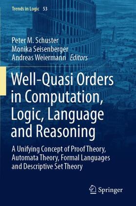 Schuster / Weiermann / Seisenberger |  Well-Quasi Orders in Computation, Logic, Language and Reasoning | Buch |  Sack Fachmedien