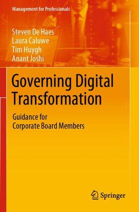 De Haes / Joshi / Caluwe |  Governing Digital Transformation | Buch |  Sack Fachmedien