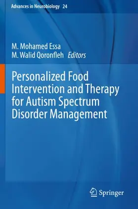 Qoronfleh / Essa |  Personalized Food Intervention and Therapy for Autism Spectrum Disorder Management | Buch |  Sack Fachmedien