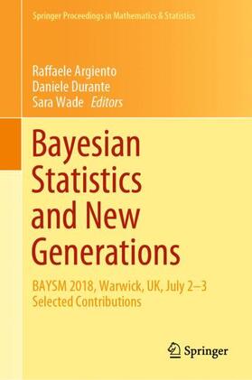 Argiento / Wade / Durante |  Bayesian Statistics and New Generations | Buch |  Sack Fachmedien