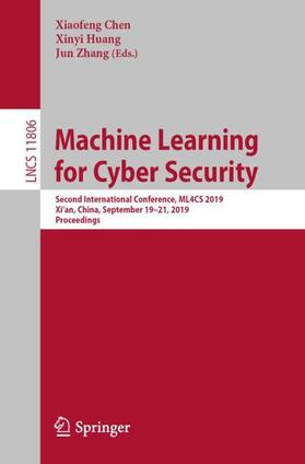 Chen / Zhang / Huang |  Machine Learning for Cyber Security | Buch |  Sack Fachmedien