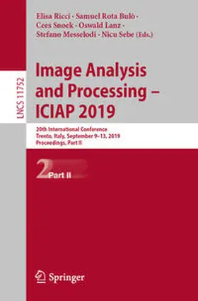 Ricci / Rota Bulò / Snoek |  Image Analysis and Processing – ICIAP 2019 | eBook | Sack Fachmedien